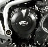 Kryt víka spojky (pravý) R&G Racing pro motocykly TRIUMPH Tiger 800, černý